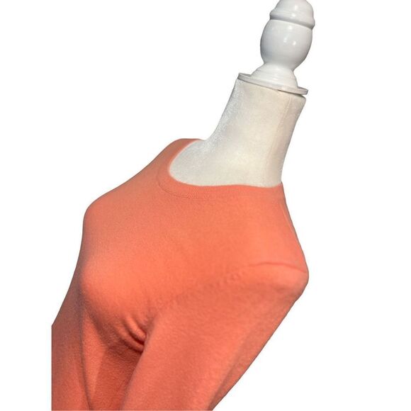 Talbots orange crew neck long sleeve wool blend sweater - S - Picture 8 of 8